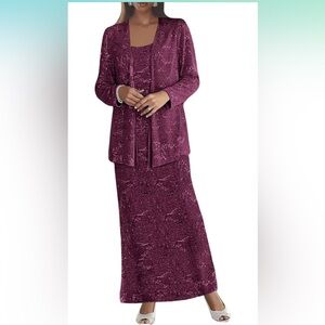 Chic Purple Maxi Skirt for Women